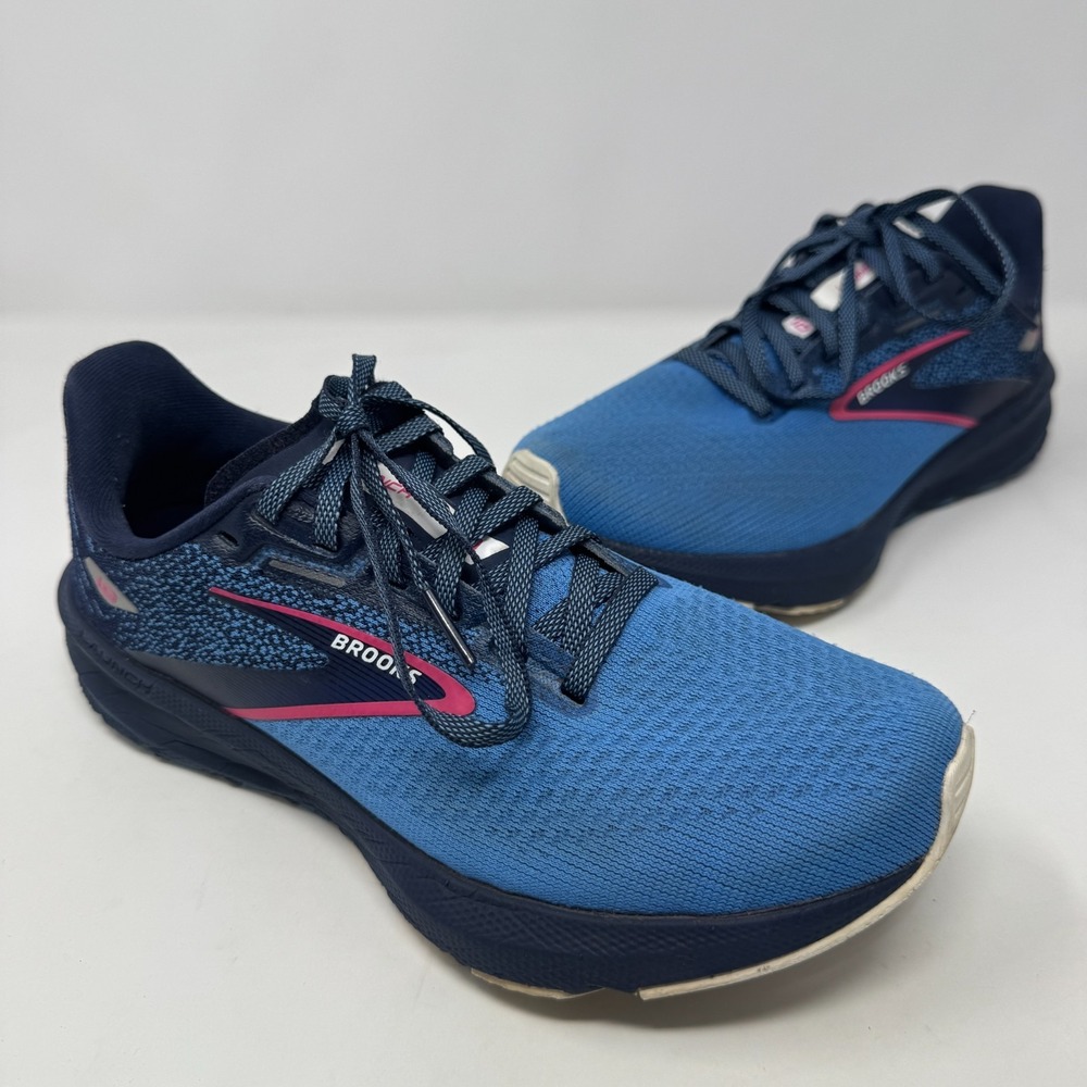 Brooks Launch‎ 10 Running Athletic Marina Blue Sneakers Women's Shoes Size 6 B